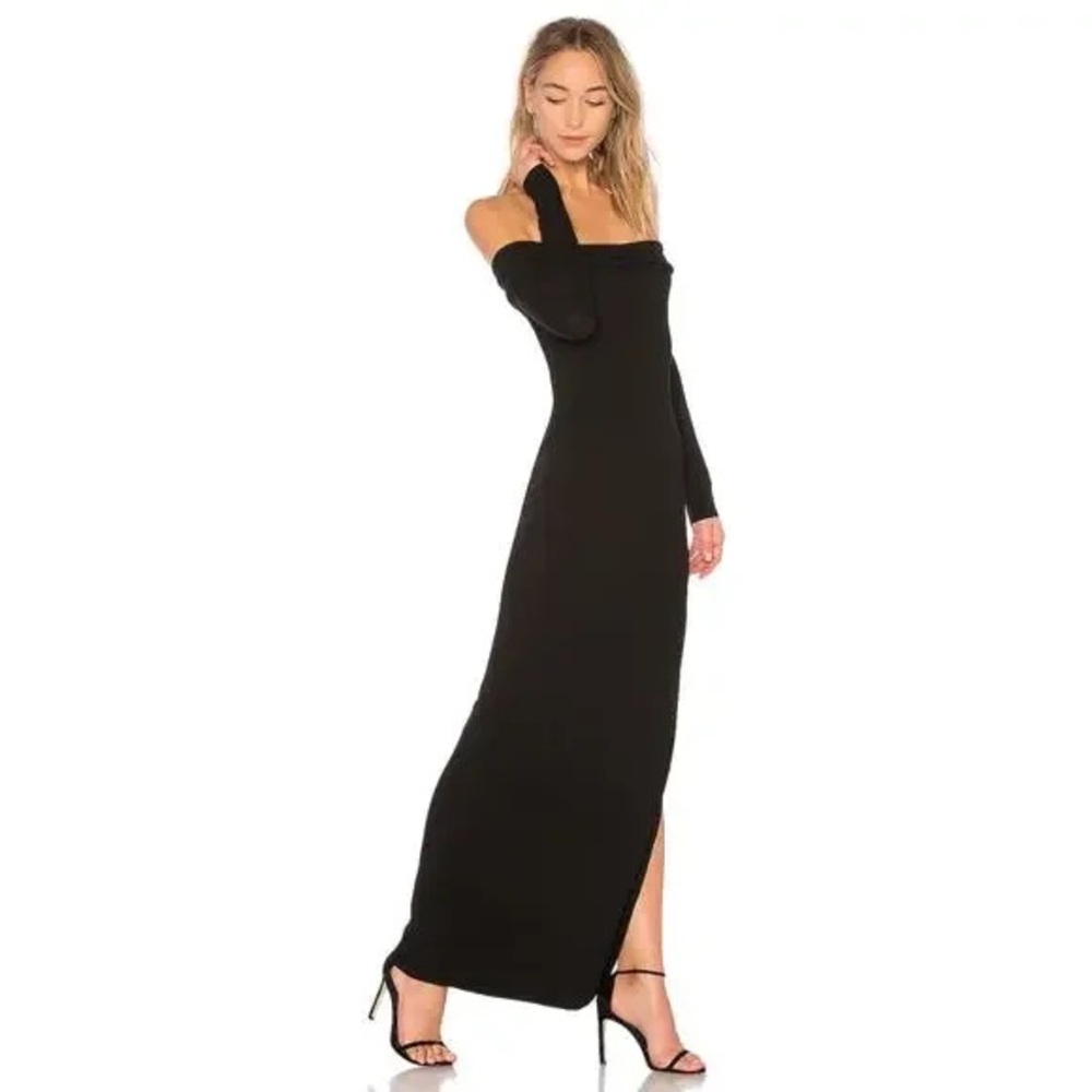 Lovers & Friends Royale Black Maxi Dress Small - Picture 7 of 8